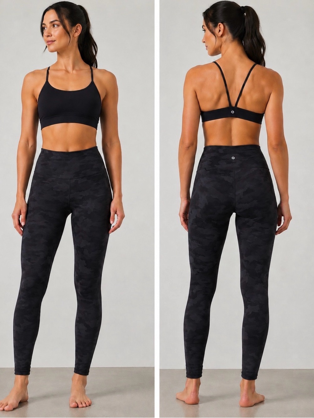 lululemon athletica Black Camo High-Rise Leggings